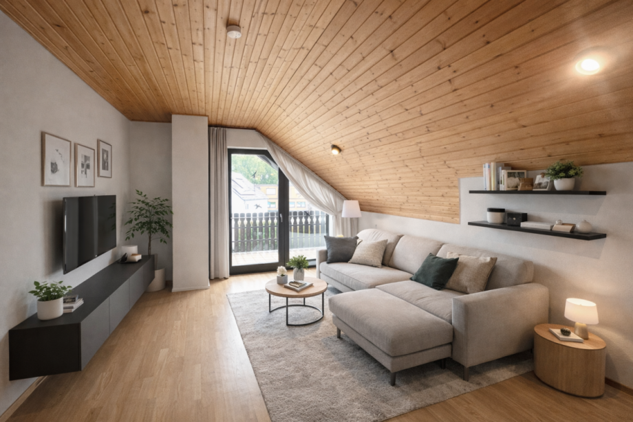 KI optimiertes DG Zimmer Zweifamilienhaus Bergheim